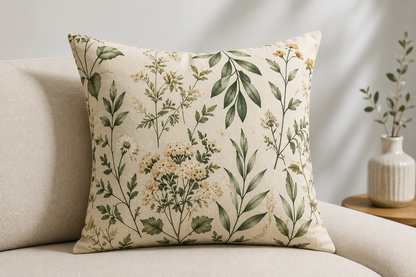 Reversible Decorative Throw Pillow Cover