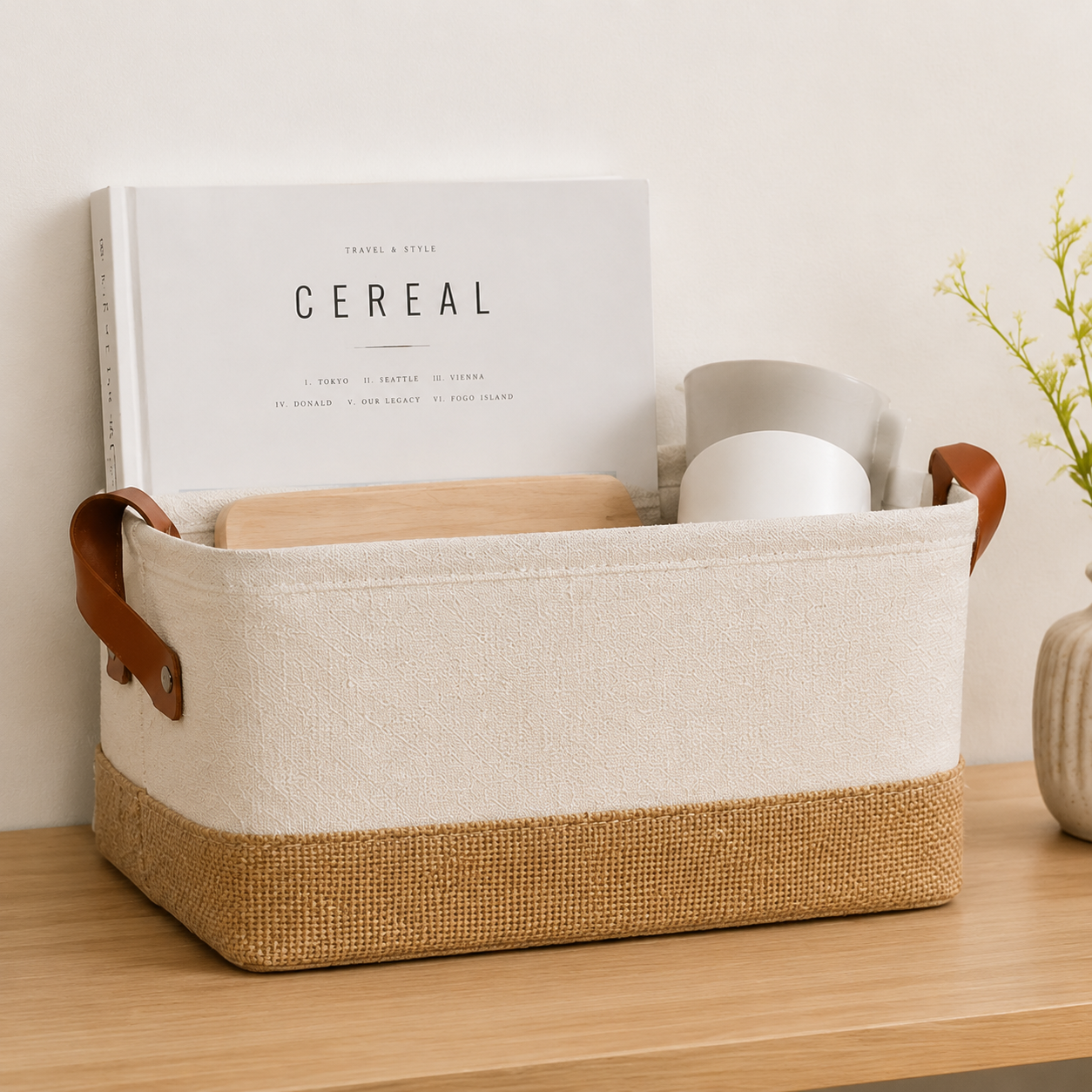 Foldable Fabric Storage Basket